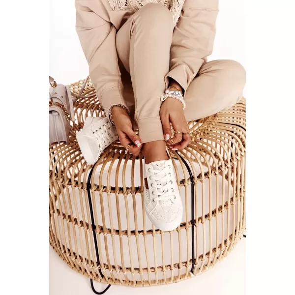  Модни дамски кецове BIG STAR W274925 WHITE Big Star Shoes 
