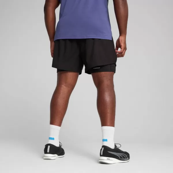  Къси панталони PUMA M RUN ULTRAWEAVE 2IN1 5"" SHORT​ 526635-01 ЧЕРНО 