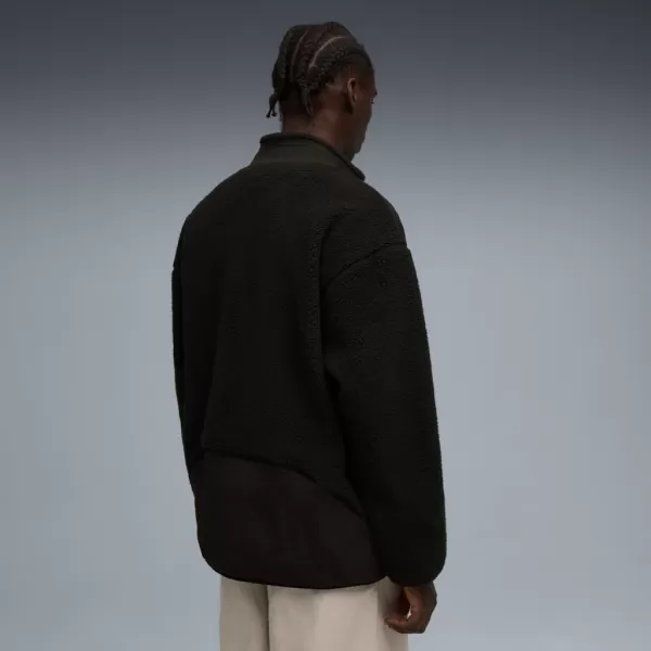  Мъжко яке PUMA TECH SOFT TECH RELAXED SHERPA JACKET 632104-01 ЧЕРЕН 