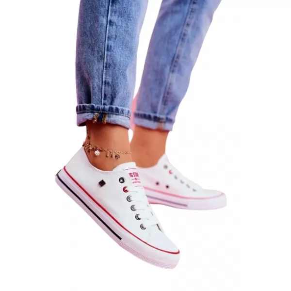  Дамски маратонки BIG STAR T274022 WHITE Big Star Shoes 