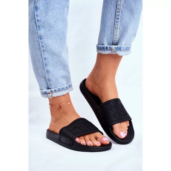  Модни дамски чехли BIG STAR DD274A271 BLACK Big Star Shoes 