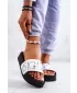 Модни дамски чехли BIG STAR JJ274A275 WHITE Big Star Shoes