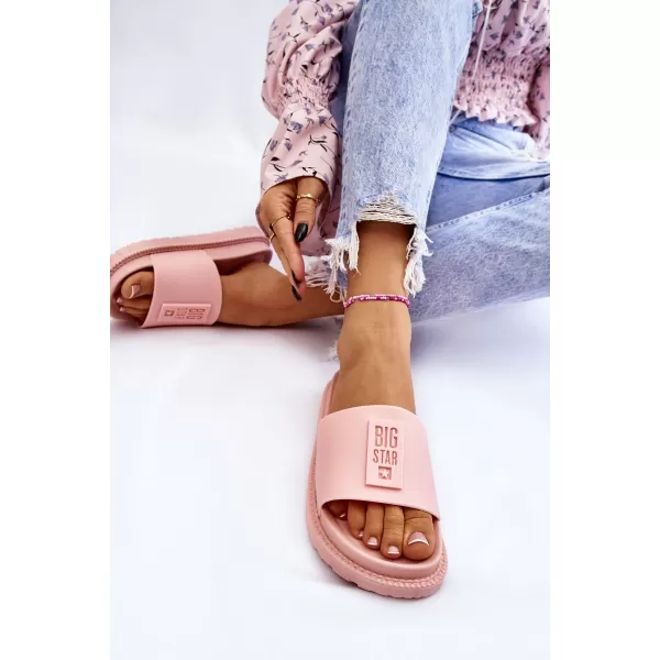  Дамски чехли BIG STAR LL274425 PINK Big Star Shoes 
