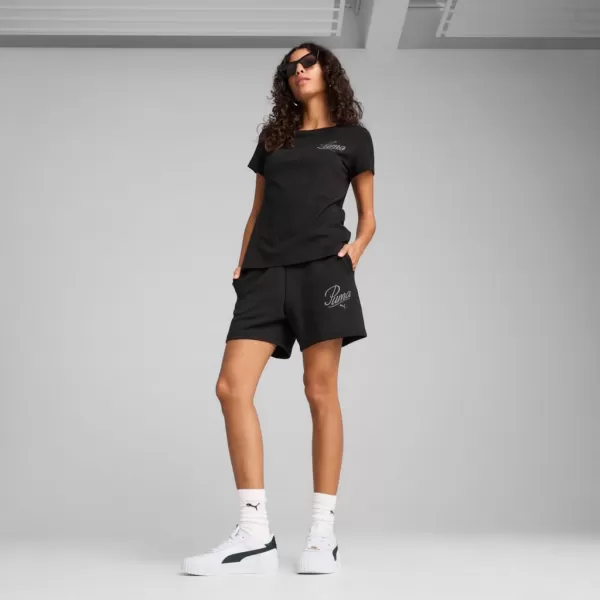  Риза PUMA ESS SCRIPT TEE 684982-01 ЧЕРНО 
