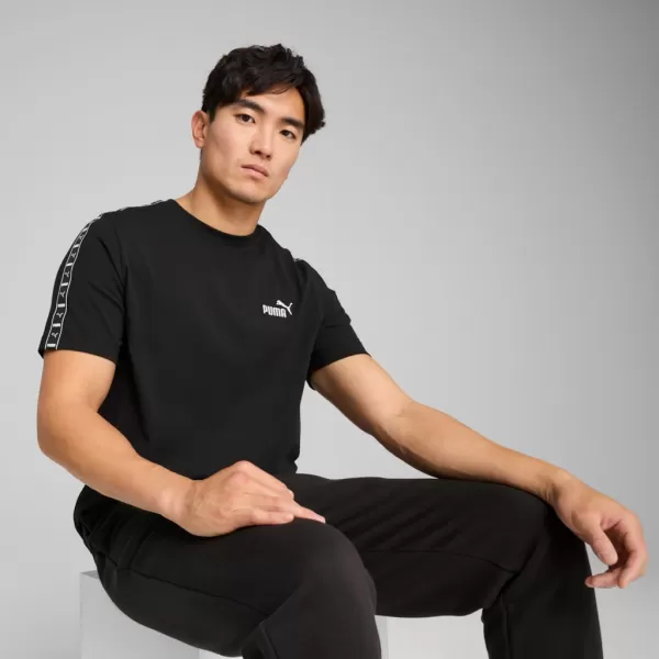  Мъжка тениска PUMA ESS TAPE TEE 684674-01 ЧЕРЕН 