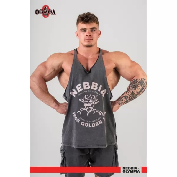 Измит мускулен гръб стрингер GOLDEN AGE 791 BLACK Nebbia 