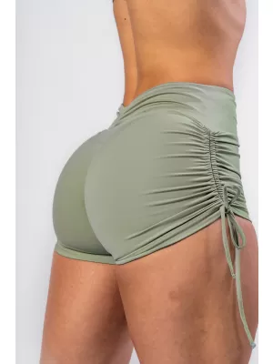 Къси панталони Push-up с връзки STRONG BEAUTY 429 LIGHT GREEN Nebbia