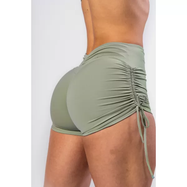  Къси панталони Push-up с връзки STRONG BEAUTY 429 LIGHT GREEN Nebbia 