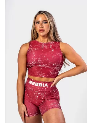 Кроп топ ROUGH GIRL 617 RED Nebbia