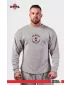 Голям суичър без качулка SIGNATURE 797 LIGHT GREY Nebbia