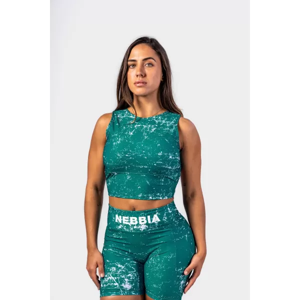  Кроп топ ROUGH GIRL 617 GREEN Nebbia 