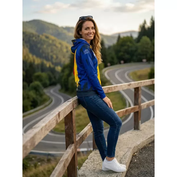  Дамски първокласен функционален суичър ALTISPORT VOJ/ALW036RO/MI01 ИВИЦИ 