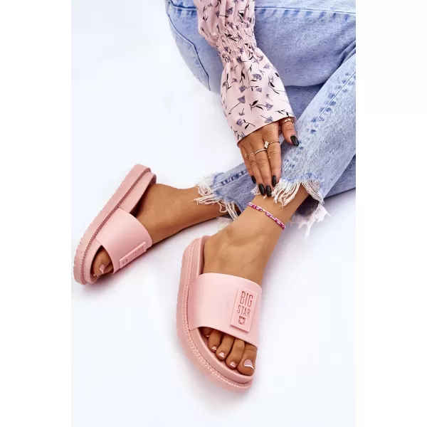  Дамски чехли BIG STAR LL274425 PINK Big Star Shoes 