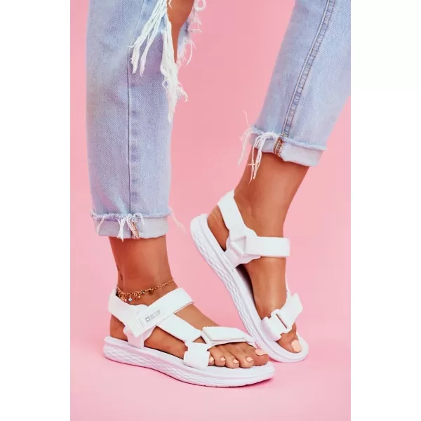  Дамски сандали BIG STAR FF274A603 WHITE Big Star Shoes 