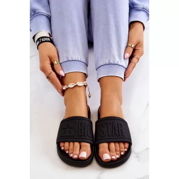  Модни дамски чехли BIG STAR DD274A271 BLACK Big Star Shoes 