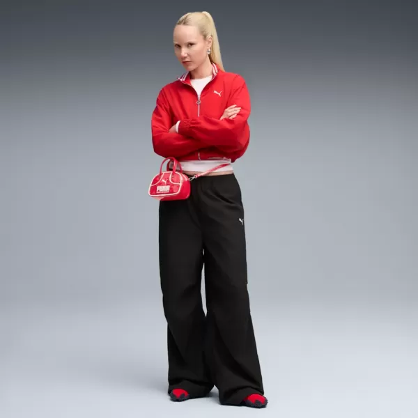  Дамски панталони PUMA WARDROBE ESS PARACHUTE WOVEN PANTS OP 632044-01 ЧЕРНО 