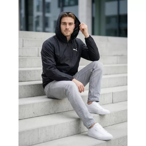  Мъжка ветровка PUMA ESS REGULAR WINDBREAKER 684625-01 ЧЕРЕН 