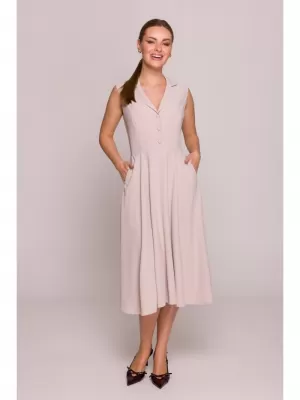 Рокля STYLOVE S409 БЕЖОВО