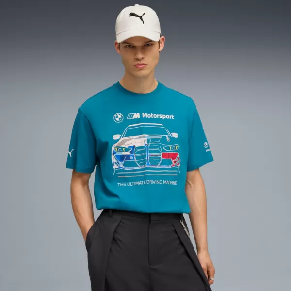  Риза PUMA BMW MMS BOLD GRAPHIC TEE 632914-06 СИНЬО 