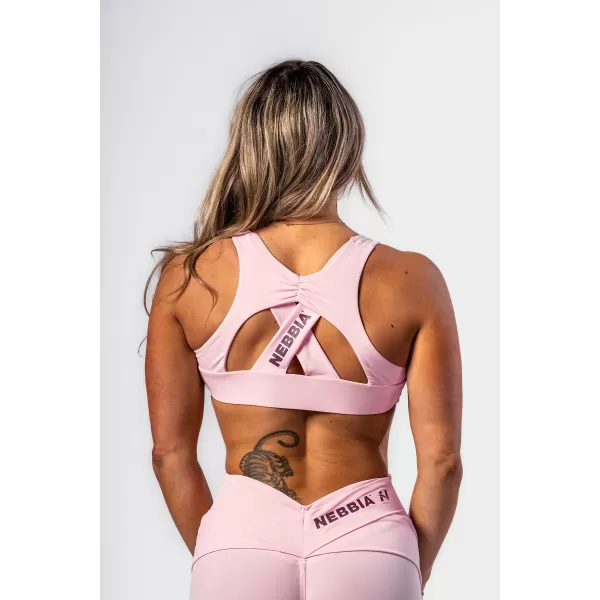  Спортен сутиен STRONG BEAUTY 424 РОЗОВ Nebbia 