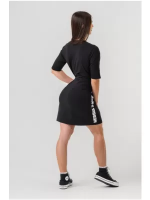 Овърсайз рокля тениска CLUB 594 BLACK Nebbia