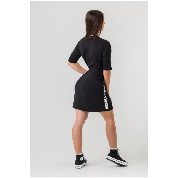  Овърсайз рокля тениска CLUB 594 BLACK Nebbia 
