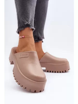 Дамски чехли BIG STAR NN274016 BEIGE Big Star Shoes