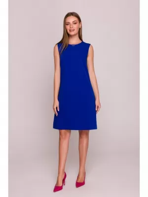 Рокля STYLOVE S408 КРАЛСКО СИНЬО