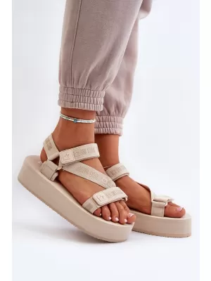 Дамски сандали BIG STAR NN274A528 BEIGE Big Star Shoes