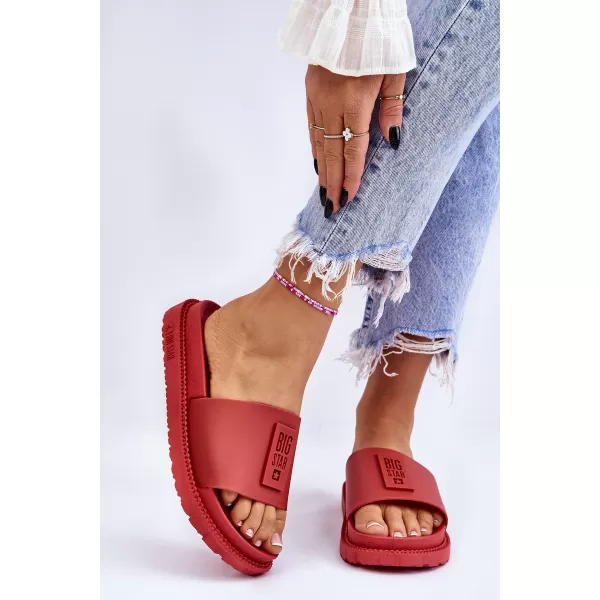  Дамски чехли BIG STAR LL274430 RED Big Star Shoes 