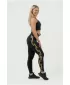 Дамски спортен сутиен с висока поддръжка INTENSE Asymmetric 841 BLACK Nebbia