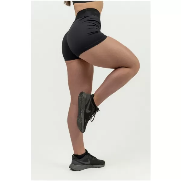  Дамски компресионни шорти с висока талия INTENSE Leg Day 832 BLACK Nebbia 