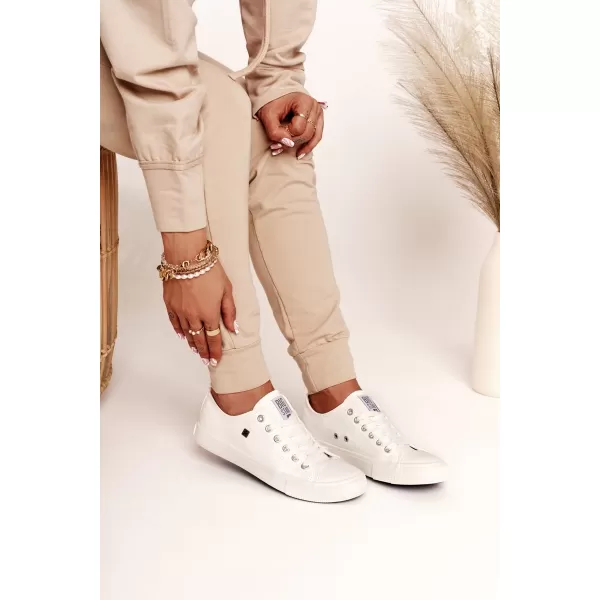  Дамски маратонки BIG STAR V274869 WHITE Big Star Shoes 