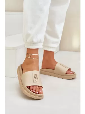 Дамски чехли BIG STAR LL274A210 BEIGE Big Star Shoes