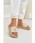 Дамски чехли BIG STAR LL274A210 BEIGE Big Star Shoes