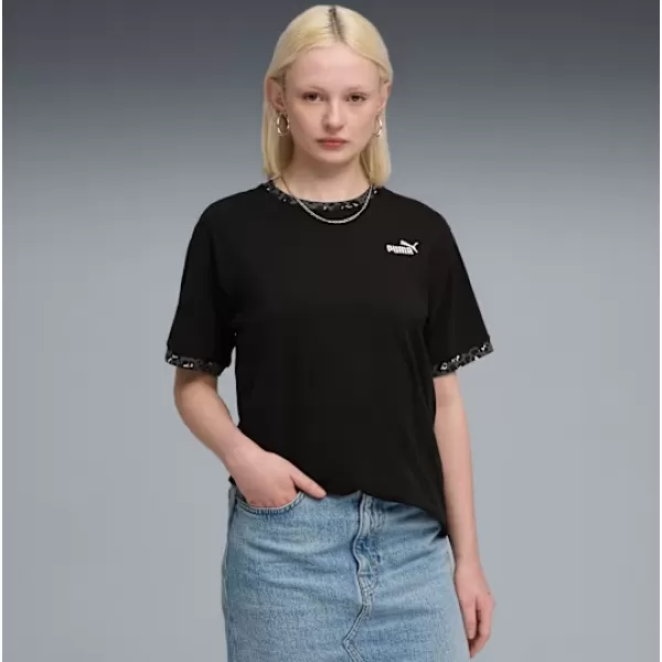  Риза PUMA ESS GRAPHIC ANIMAL RELAXED TEE 688082-01 ЧЕРНО 