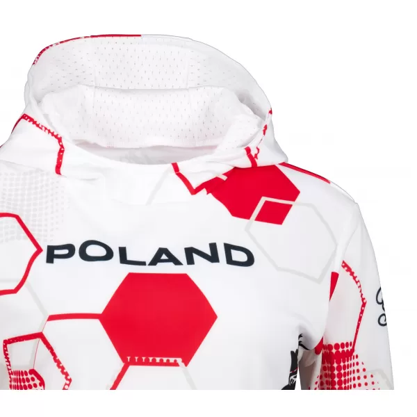  Дамски първокласен функционален суичър ALTISPORT VOJ/ALW036PL/MI01 ХЕКСА-WHT 