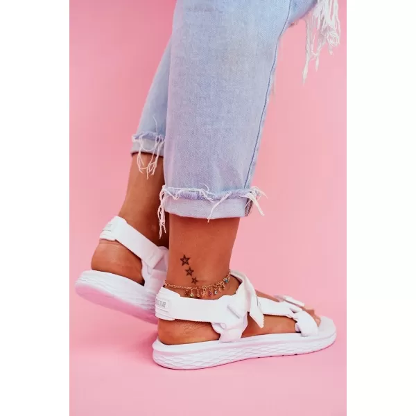  Дамски сандали BIG STAR FF274A603 WHITE Big Star Shoes 