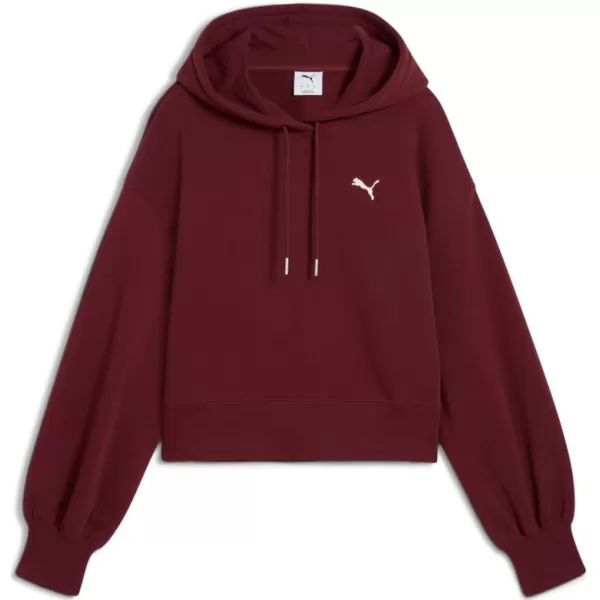  Дамска суитчър PUMA WARDROBE ESS RELAXED CROPPED HOODIE TR 629746-96 ЧЕРВЕНО 