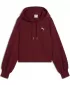 Дамска суитчър PUMA WARDROBE ESS RELAXED CROPPED HOODIE TR 629746-96 ЧЕРВЕНО