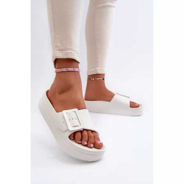  Дамски чехли BIG STAR NN274A661 WHITE Big Star Shoes 
