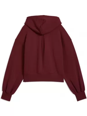 Дамска суитчър PUMA WARDROBE ESS RELAXED CROPPED HOODIE TR 629746-96 ЧЕРВЕНО