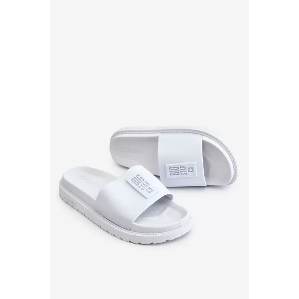 Дамски чехли BIG STAR LL274428 WHITE Big Star Shoes 