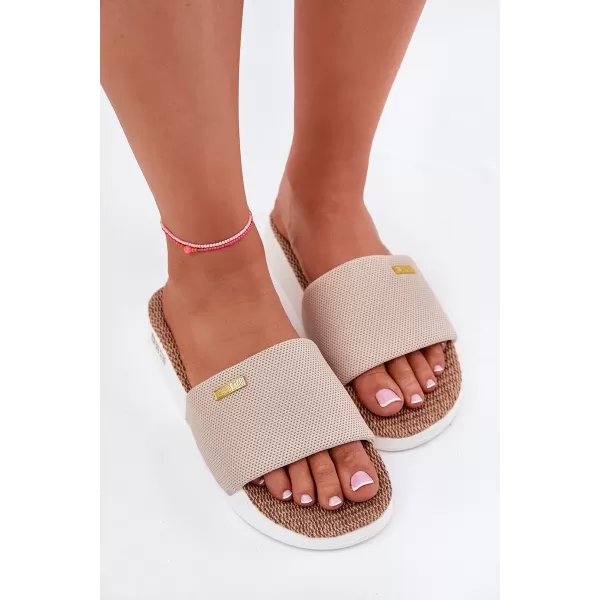  Дамски чехли BIG STAR RR274A102 BEIGE Big Star Shoes 