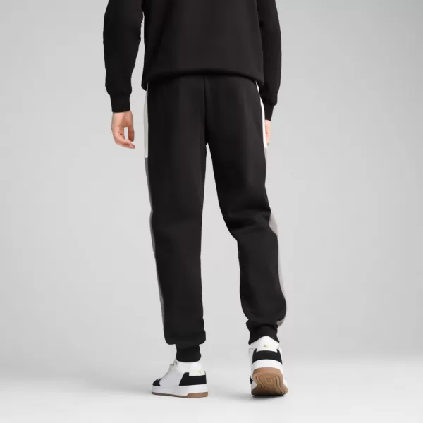  Мъжки спортен панталон PUMA ESS BLOCK SWEATPANTS FL CL 684688-01 ЧЕРЕН 