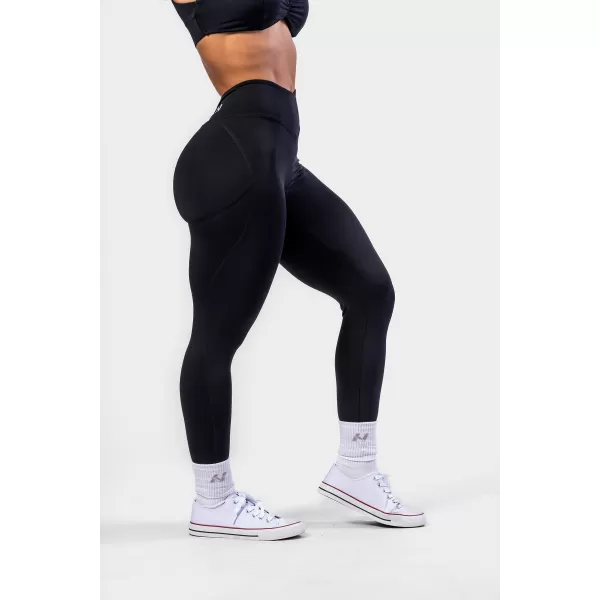  Оформящ клин с връзки STRONG BEAUTY 426 BLACK Nebbia 