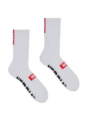 EXTRA MILE” чорапи crew 103 WHITE Nebbia