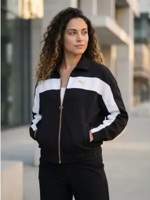 Дамско яке PUMA T7 RELAXED TRACK JACKET 632137-01 ЧЕРНО