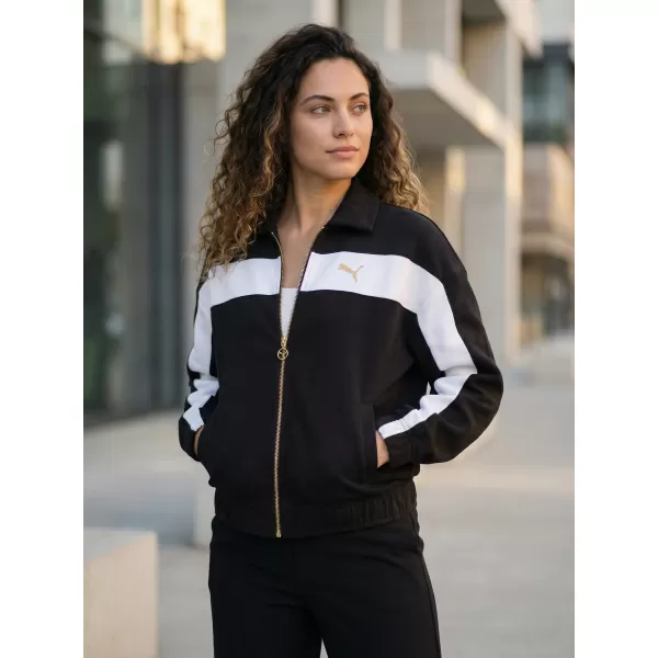  Дамско яке PUMA T7 RELAXED TRACK JACKET 632137-01 ЧЕРНО 