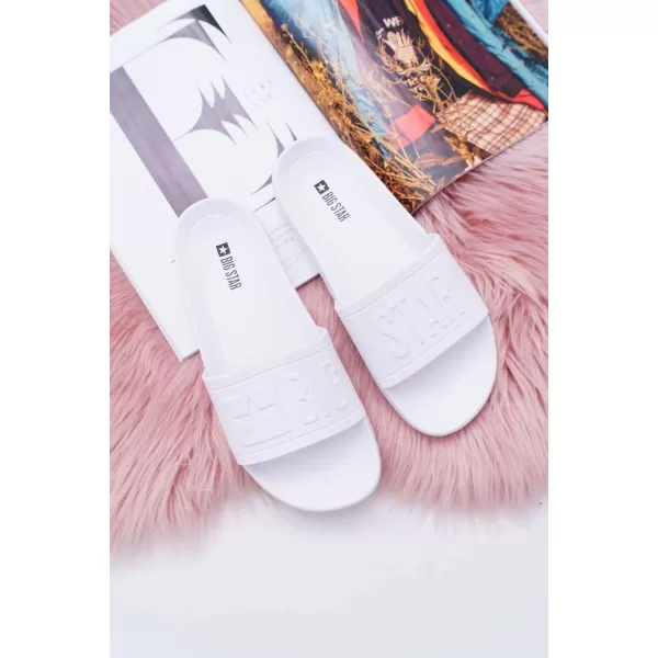  Дамски чехли BIG STAR DD274A268 WHITE Big Star Shoes 